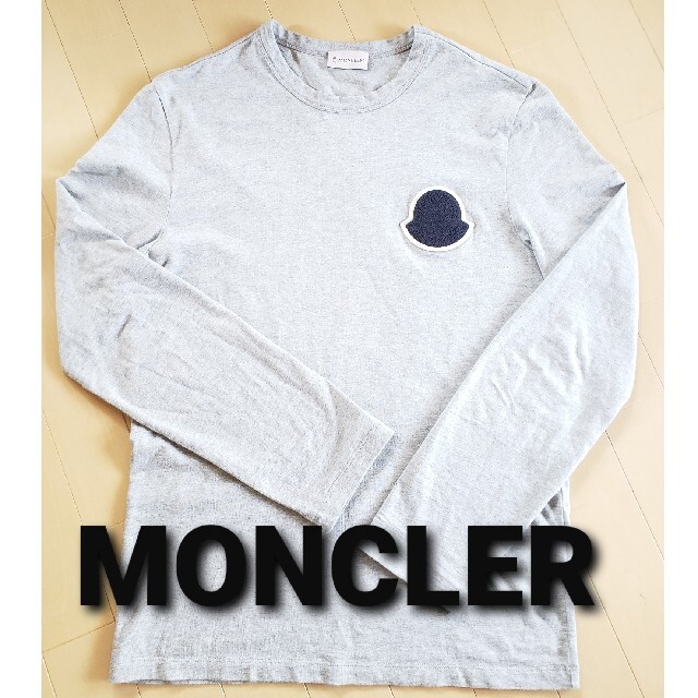 MONCLER(モンクレール)のモンクレール 長袖 ロングスリーブ Tシャツ カットソー ロゴ ワッペン メンズのトップス(Tシャツ/カットソー(七分/長袖))の商品写真