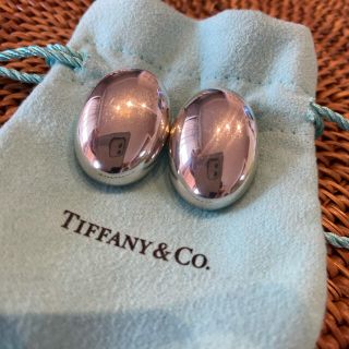 ティファニー(Tiffany & Co.)のティファニー　シルバー 卵形イヤクリップ  イヤリング(イヤリング)