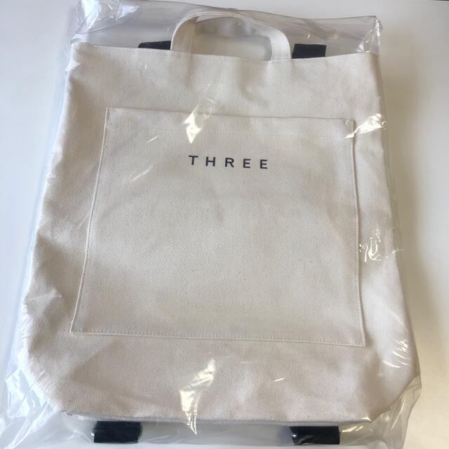 THREE(スリー)の【非売品・新品】THREE オリジナルスワッグバッグ レディースのバッグ(トートバッグ)の商品写真
