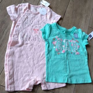 ベビーギャップ(babyGAP)の新品set☆80☆babyGAP(ロンパース)