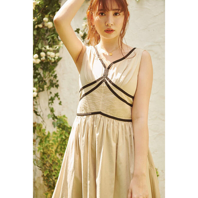 【新品】 herlipto Back Double Bow Midi Dress