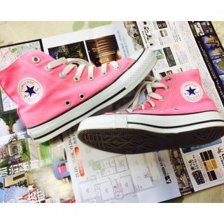 コンバース(CONVERSE)のコンバース ピンク ハイカット(スニーカー)