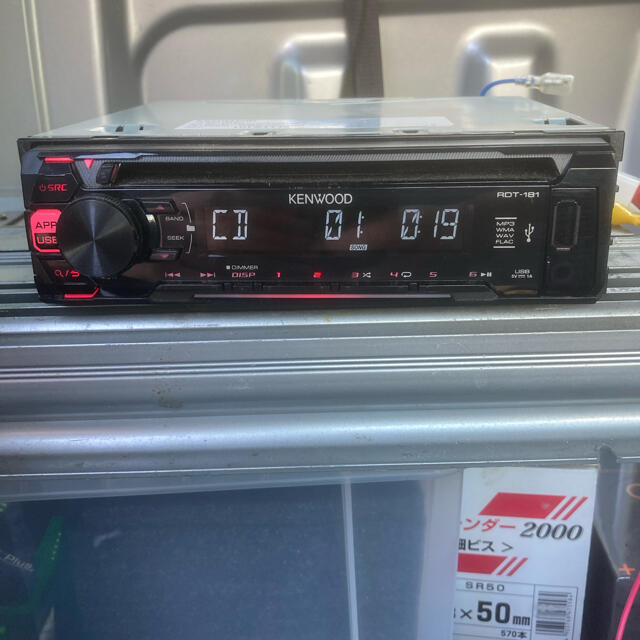 KENWOOD(ケンウッド)の値下げしました。ケンウッドRDT-181 自動車/バイクの自動車(カーオーディオ)の商品写真