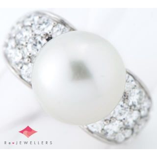 ミキモト(MIKIMOTO)のミキモト 11.3mm 白蝶真珠(南洋真珠)   リング・指輪(リング(指輪))