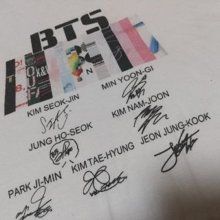 ボウダンショウネンダン(防弾少年団(BTS))のBTSTシャツ(Tシャツ(半袖/袖なし))