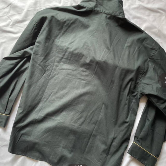 テンダーロイン HIGH NECK WORK SHT U グリーン L