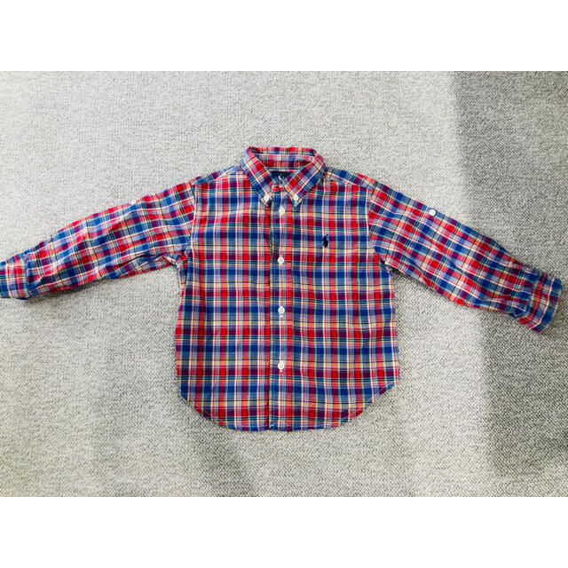 Ralph Lauren(ラルフローレン)のラルフローレン チェックシャツ　90cm キッズ/ベビー/マタニティのキッズ服男の子用(90cm~)(ブラウス)の商品写真