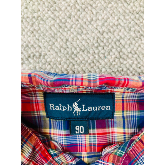 Ralph Lauren(ラルフローレン)のラルフローレン チェックシャツ　90cm キッズ/ベビー/マタニティのキッズ服男の子用(90cm~)(ブラウス)の商品写真