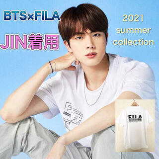 フィラ(FILA)のBTS×FILA 2021サマーコレクション JIN ジン 着用Tシャツ(Tシャツ(半袖/袖なし))