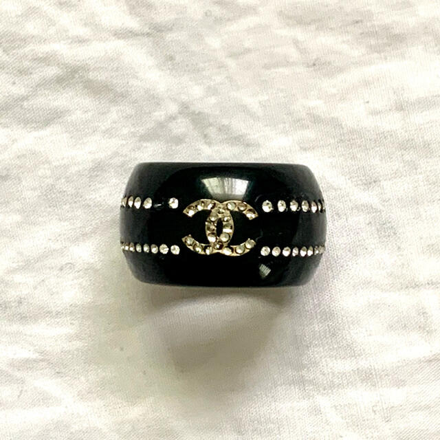 断捨離頑張ります様専用♡CHANEL CCロゴ&ラインストーン ブラック