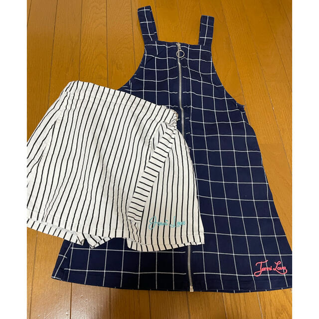 Genny(ジェニー)のJENNIILove ジャンパースカート＆スカパン キッズ/ベビー/マタニティのキッズ服女の子用(90cm~)(スカート)の商品写真