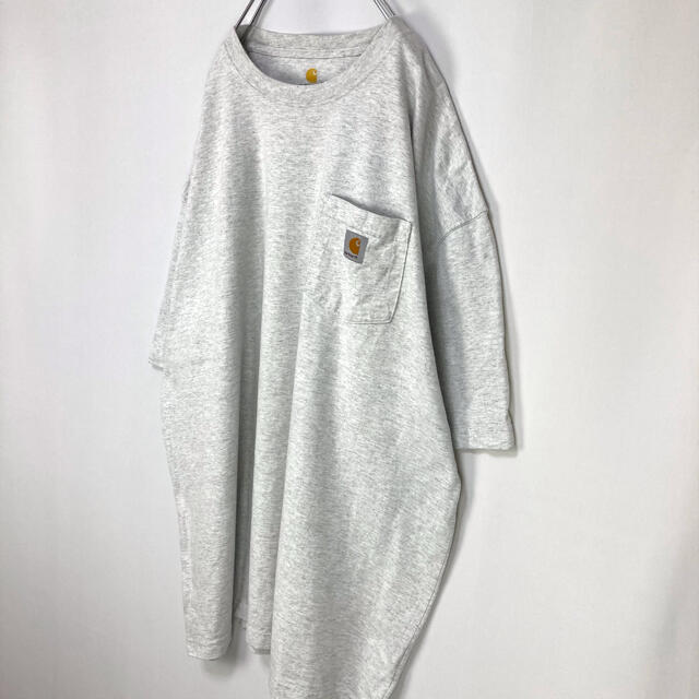 carhartt(カーハート)のカーハート☆ロゴタグ 霜降り ポケット ポケT 半袖Tシャツ カットソー メンズのトップス(Tシャツ/カットソー(半袖/袖なし))の商品写真