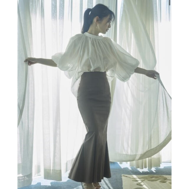 SNIDEL(スナイデル)のsnidel♡ハイウエストヘムフレアスカート レディースのスカート(ロングスカート)の商品写真