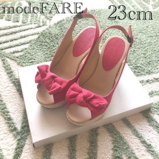 modeFARE サンダル ヒール約10cm Sサイズ 約23cm(サンダル)