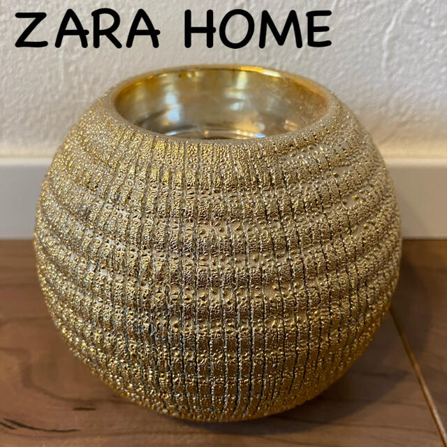 ZARA HOME(ザラホーム)の新品未使用　ZARAHOME ザラホーム　キャンドルホルダー　キャンドルスタンド ハンドメイドのインテリア/家具(アロマ/キャンドル)の商品写真