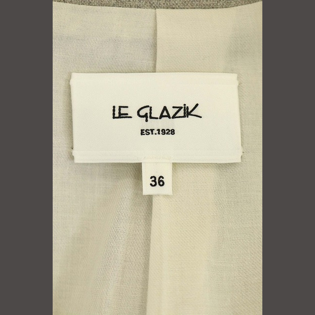 LE GLAZIK(ルグラジック)のルグラジック セットアップ ジャケット パンツ ワイド 36 ライトグレージュ レディースのジャケット/アウター(その他)の商品写真