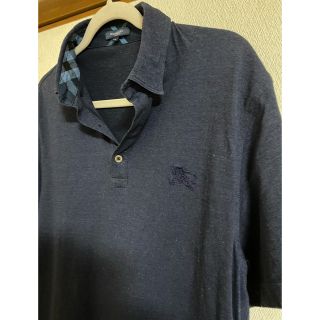 バーバリーブラックレーベル(BURBERRY BLACK LABEL)のバーバリー　BURBERRY  ポロシャツ  トップス　美品(ポロシャツ)