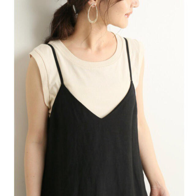 SLOBE IENA(スローブイエナ)のSLOBE IENA HANES*SLOBE NOSLEEVE T-SHIRT レディースのトップス(カットソー(半袖/袖なし))の商品写真