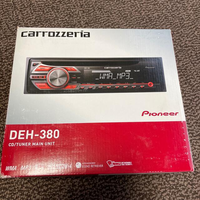 Pioneer(パイオニア)の【未使用】パイオニア　カロッツェリア　CDチューナー　DEH-380 自動車/バイクの自動車(カーオーディオ)の商品写真