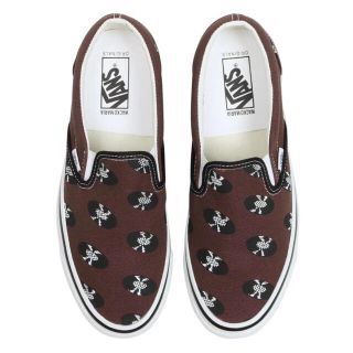 ワコマリア(WACKO MARIA)のワコマリア  Vans Slip on Brown Records 茶　28.0(スリッポン/モカシン)