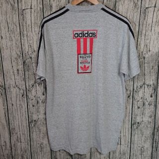 アディダス(adidas)の80s90sアディダス古着Tシャツadidasトレフォレイルロゴビッグサイズ(Tシャツ/カットソー(半袖/袖なし))