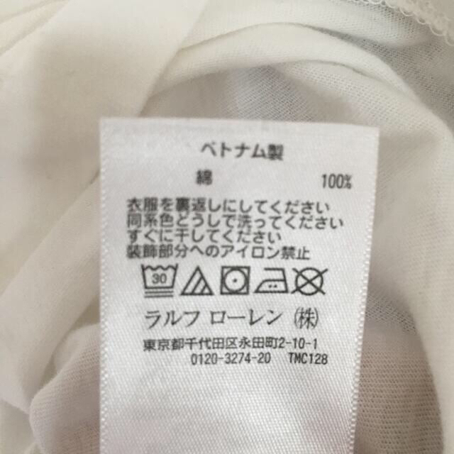 Ralph Lauren(ラルフローレン)のラルフローレンTシャツ白M レディースのトップス(Tシャツ(半袖/袖なし))の商品写真