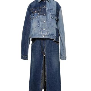 サカイ(sacai)のsacai denim coat 新品未使用(ロングコート)