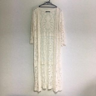 ダブルクローゼット(w closet)のレースロングガウン(カーディガン)