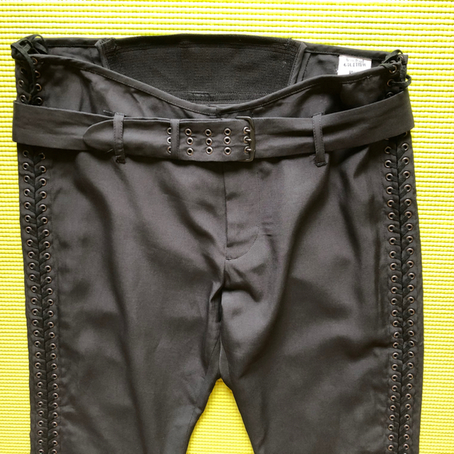 Jean-Paul GAULTIER - ゴルチェ ベルト付きレースアップパンツ 46の