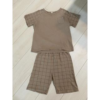 美品★完売★テータテート★チェック柄★パジャマ★上下セット★セットアップ★120(パジャマ)