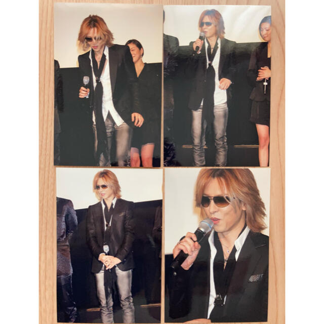 X JAPAN YOSHIKI ヨシキティ　ぬいぐるみ　フォト　おまけ付き　美品 エンタメ/ホビーのタレントグッズ(ミュージシャン)の商品写真