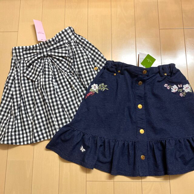 kate spade new york(ケイトスペードニューヨーク)の【ご専用】kate spade new york140【新品】♡2点♡ キッズ/ベビー/マタニティのキッズ服女の子用(90cm~)(スカート)の商品写真