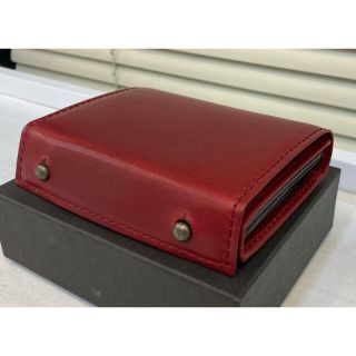 m+ - 財布 エムピウ M+ ミッレフォッリエ P25 ブスケット ロッソの