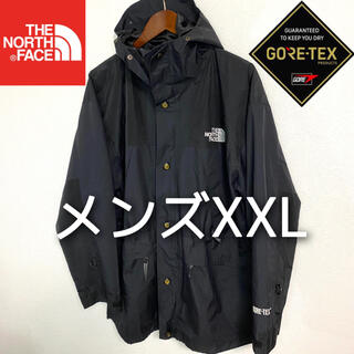 ザノースフェイス(THE NORTH FACE)の美品 THE NORTH FACE マウンテンパーカー メンズXXL ブラック(マウンテンパーカー)