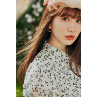 Her lip to Muguet-printed Romantic Dressの通販 by K♡ shop|ラクマ