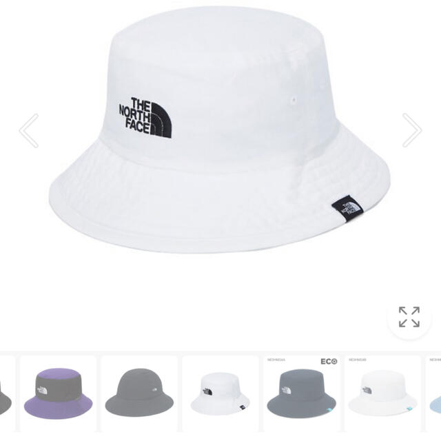 THE NORTH FACE(ザノースフェイス)のノースフェース　白　帽子　ユニセックス　ハット メンズの帽子(ハット)の商品写真