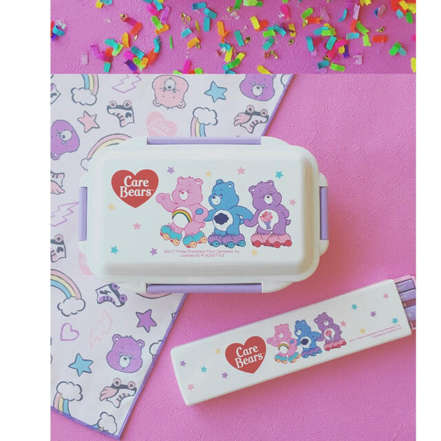 CareBears(ケアベア)のケアベア　ウォーターボトル　お弁当　水筒 インテリア/住まい/日用品のキッチン/食器(弁当用品)の商品写真