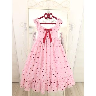 アンジェリックプリティー(Angelic Pretty)の【発送前-¥1000お値下げ】Petit Heartジャンパースカート♡(ロングワンピース/マキシワンピース)