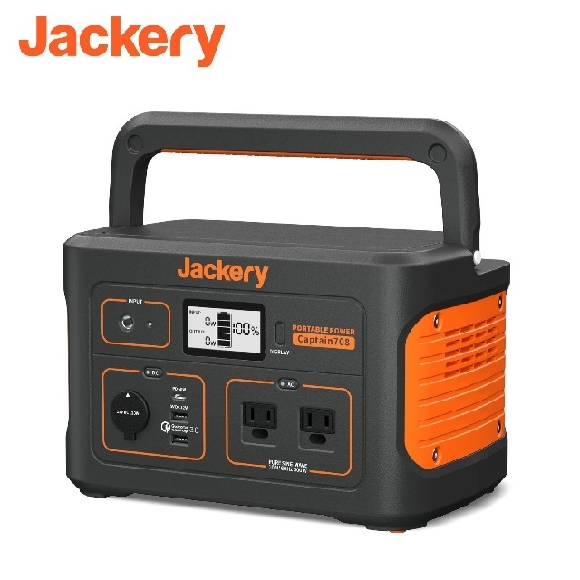 公式購入＆保証あり 新品 Jackery ジャクリー ポータブル電源 708