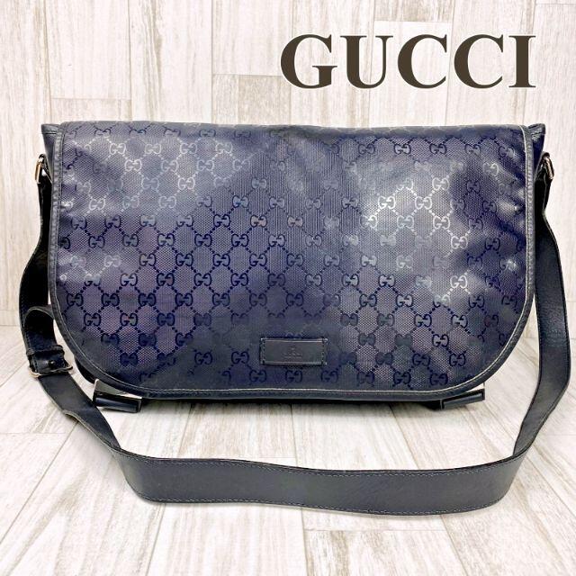 驚きの価格が実現！ - Gucci グッチ ネイビー GGインプリメ