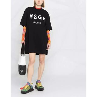 エムエスジイエム(MSGM)のmsgm  Tシャツワンピース(ミニワンピース)