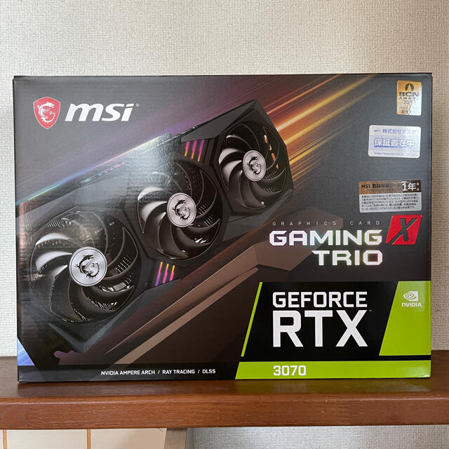 RTX3070MSI GeForce RTX 3070 Gaming X Trio 新品