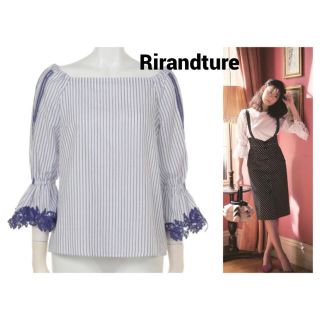 リランドチュール(Rirandture)のRirandture 袖レースオフショルブラウス(シャツ/ブラウス(長袖/七分))