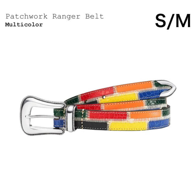 supreme 21ss Patchwork Ranger Belt S/M - ベルト