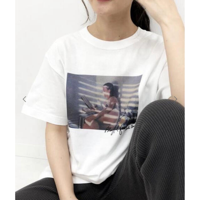 SLOBE IENA(スローブイエナ)の新品タグ付 イエナスローブ フロントフォトTシャツ レディースのトップス(Tシャツ(半袖/袖なし))の商品写真