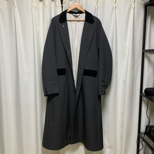 魅力の - SUNSEA SUNSEA coat Tweed POLYYS 18AW チェスターコート