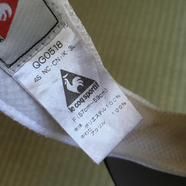 le coq sportif(ルコックスポルティフ)のle coq sportif（ルコックスポルティフ）のサンバイザー メンズの帽子(サンバイザー)の商品写真