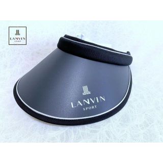 ランバン(LANVIN)のLANVIN SPORT ランバン UV サンバイザー（黒）(その他)