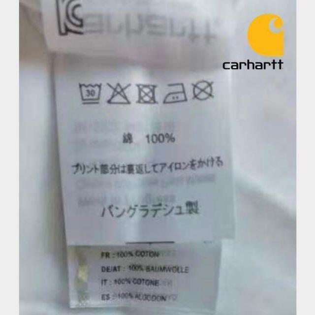 ④【新品未使用】カーハートCarhartt白tシャツ半袖XLワンポイントポケット