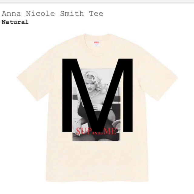 supreme  Anna Nicole Smith Tee natural L